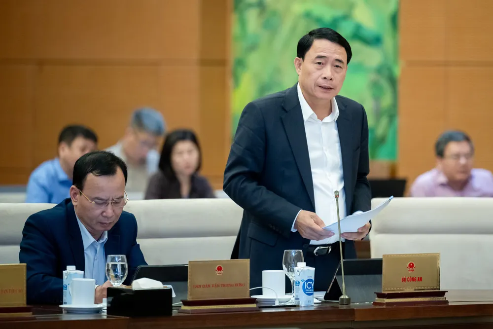 Thứ trưởng Bộ Công an Lê Quốc Hùng. Ảnh: PHẠM THẮNG Thứ trưởng Bộ Công an: Không vùng cấm, không ngoại lệ khi xử lý các vi phạm giao thông