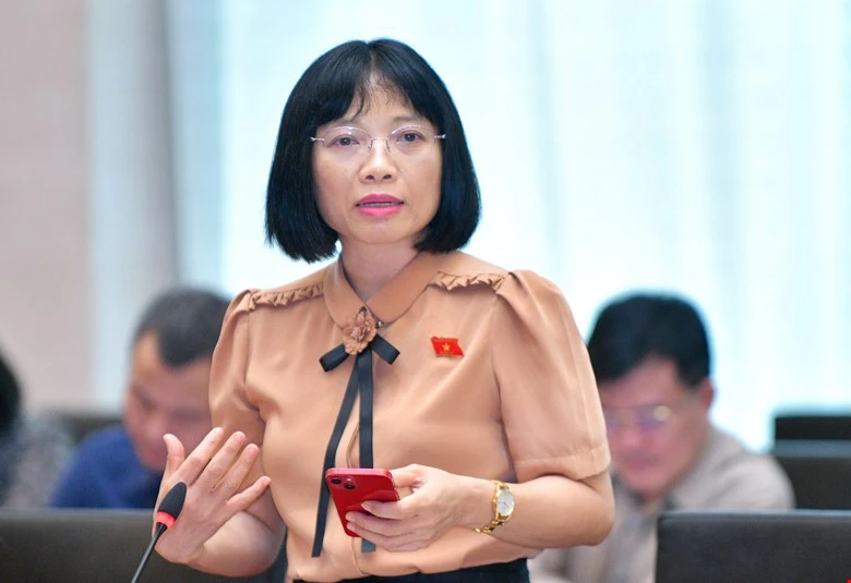 ĐB Nguyễn Thị Việt Nga (Hải Dương). Ảnh: QH Nhiều đại biểu Quốc hội không ủng hộ việc đổi tên tòa án
