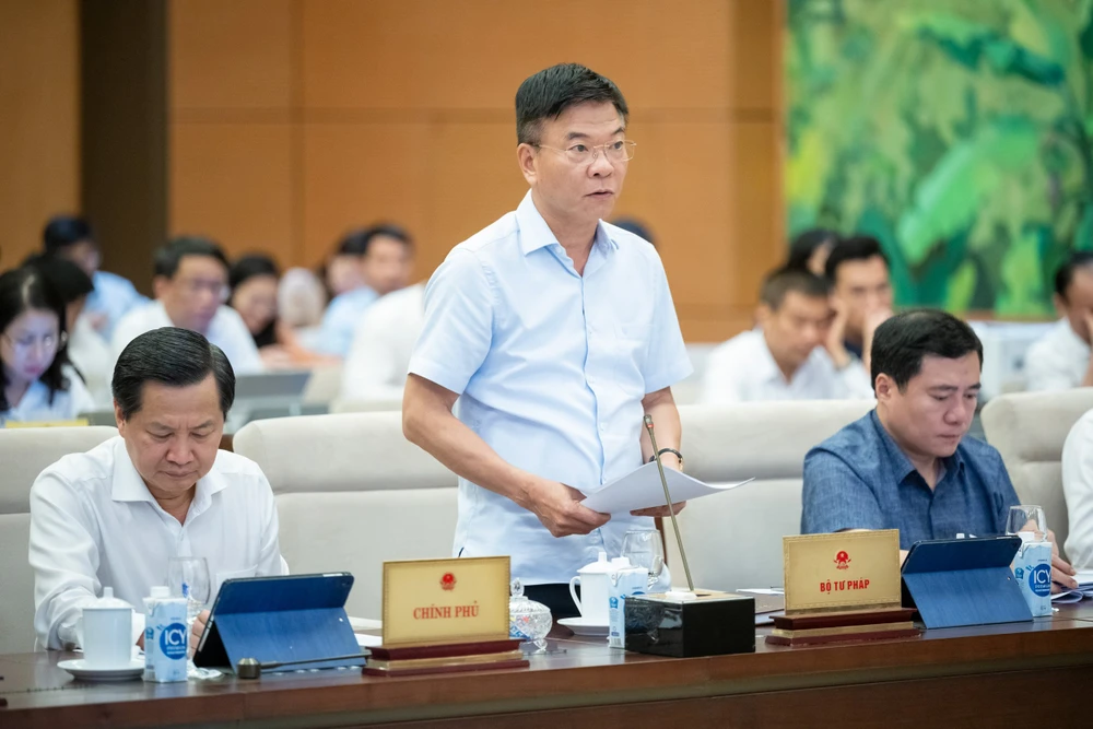 Bộ trưởng Tư pháp Lê Thành Long. Ảnh: PHẠM THẮNG Bo-truong-tu-phap-Le-Thanh-Long.jpeg