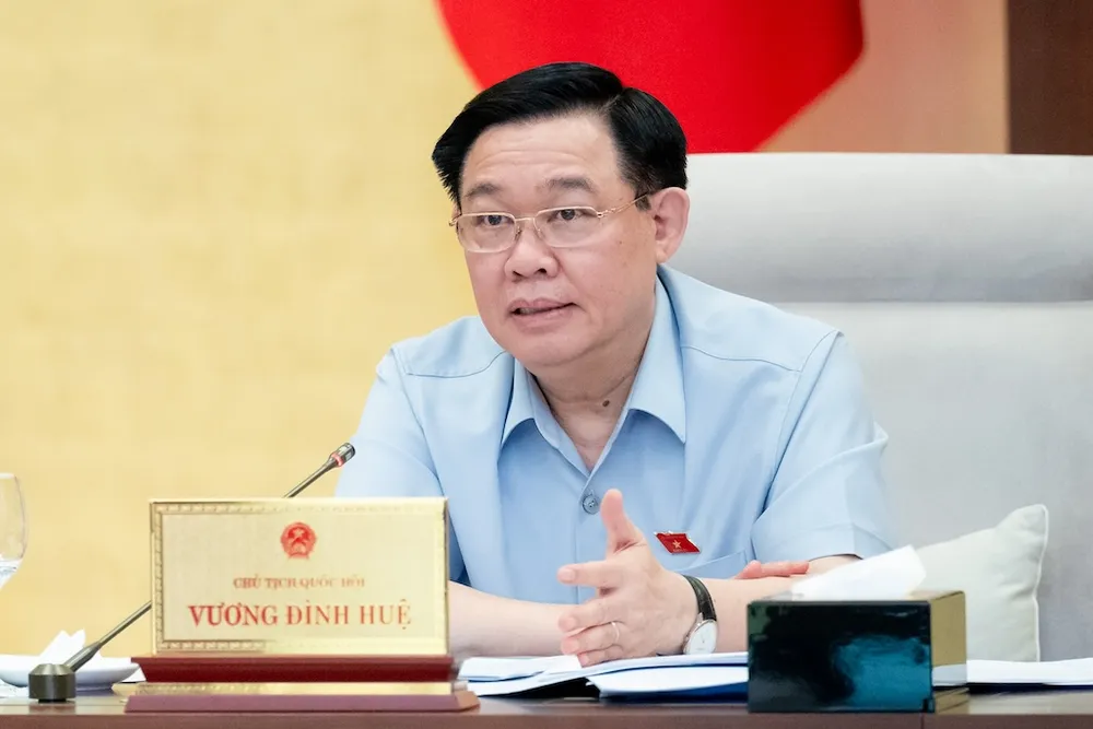 Chủ tịch Quốc hội Vương Đình Huệ. Ảnh: NGHĨA ĐỨC CTQH-Vuong-Dinh-Hue22-4.jpeg