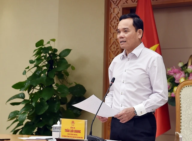 Phó Thủ tướng Trần Lưu Quang. Ảnh: HẢI MINH Phó Thủ tướng Trần Lưu Quang