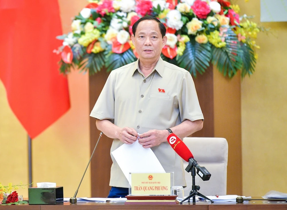 Phó Chủ tịch Quốc hội Trần Quang Phương. Ảnh: PHẠM THẮNG giá vàng