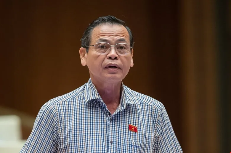 Đại biểu Trần Hữu Hậu. Ảnh: PHẠM THẮNG Dai-bieu-Tran-Hưu-Hau.jpeg