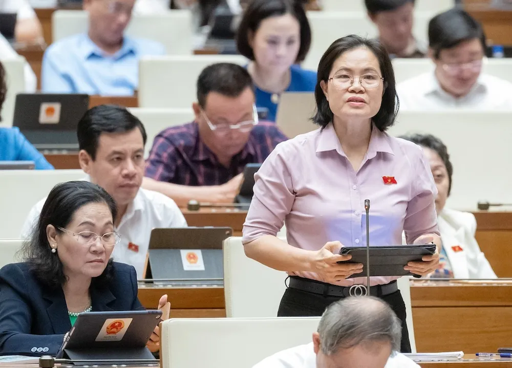 ĐBQH Nguyễn Thị Hồng Hạnh (TP.HCM). Ảnh: PHẠM THẮNG DBQH-Nguyen-Thi-Hong-Hanh.jpg