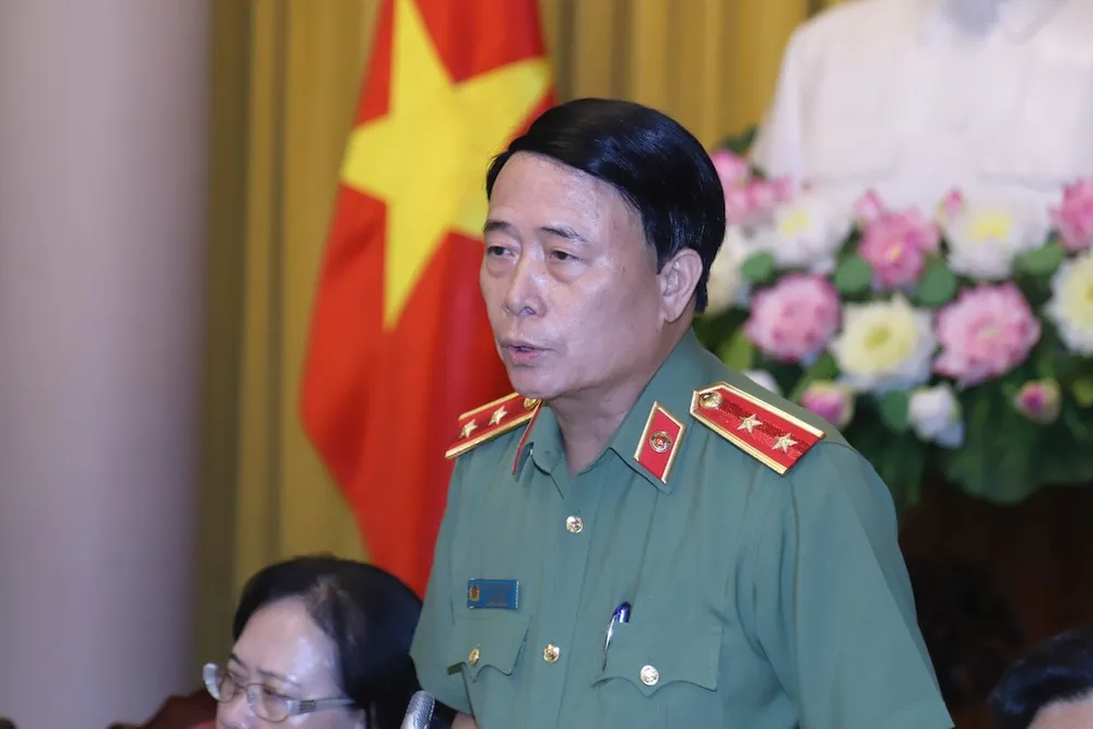 Thứ trưởng Bộ Công an Lê Quốc Hùng. Ảnh: Đ.MINH Thứ trưởng Bộ Công an nói về việc trừ điểm giấy phép lái xe trên VNeID