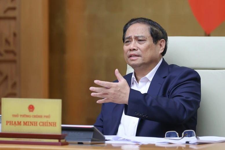 Thủ tướng Phạm Minh Chính. Ảnh: NHẬT BẮC Tuyến đường sắt tốc độ cao dự kiến hoàn thành vào năm 2035
