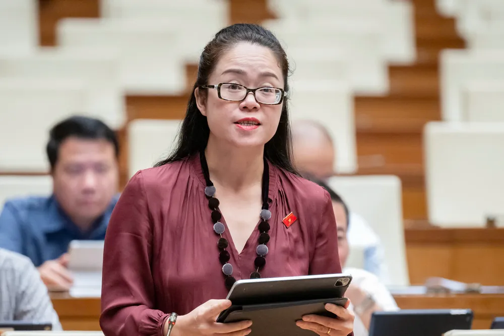 ĐB Dương Minh Ánh (đoàn Hà Nội). Ảnh: PHẠM THẮNG DB-Duong-Minh-Anh.jpg