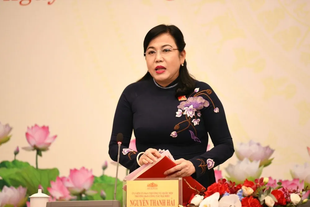 Trưởng Ban Công tác đại biểu Nguyễn Thanh Hải. Ảnh: TUẤN MINH ba-Nguyen-Thanh-Hai26-8.jpg