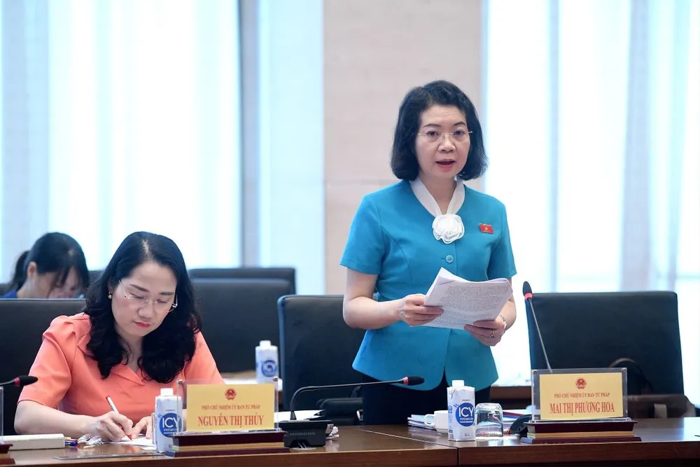 Phó Chủ nhiệm Ủy ban Tư pháp Mai Thị Phương Hoa Phó Chủ nhiệm Ủy ban Tư pháp Mai Thị Phương Hoa