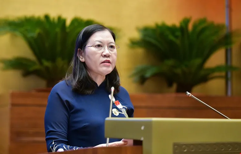 Chủ nhiệm Ủy ban Tư pháp Lê Thị Nga. Ảnh: PHẠM THẮNG Chu-nhiem-Uy-ban-Tu-phap-Le-Thi-Nga.jpg
