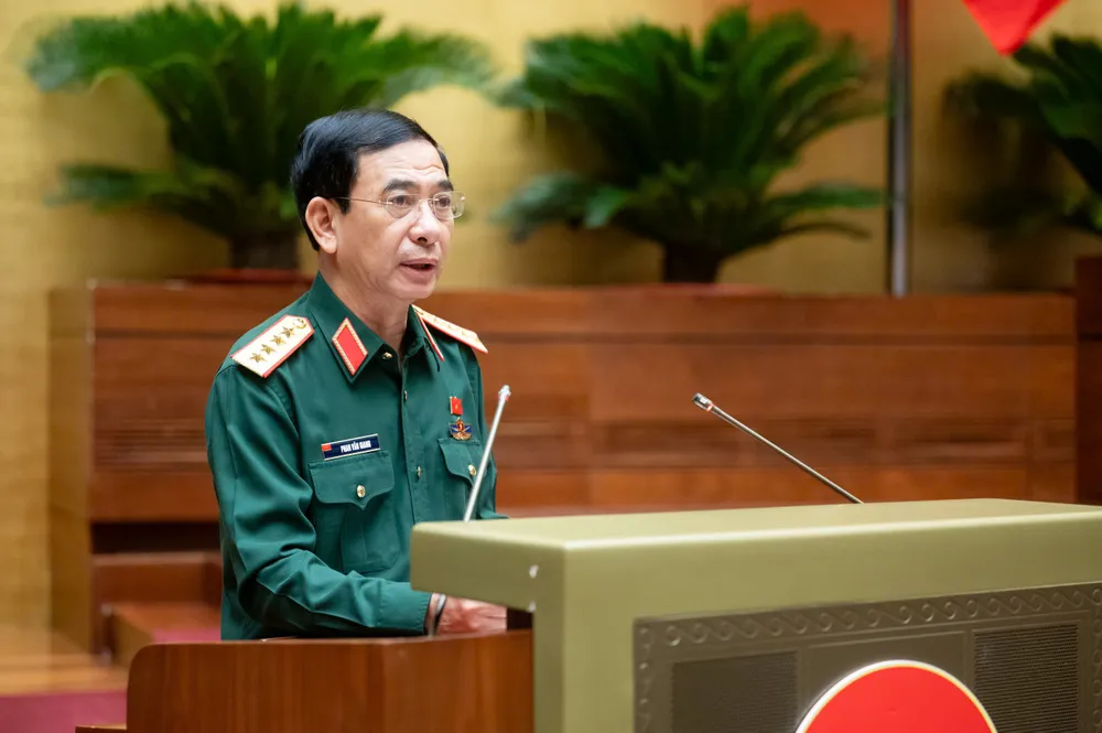 Đại tướng Phan Văn Giang, Bộ trưởng Bộ Quốc phòng. Ảnh: PHẠM THẮNG Dai-tuong-Phan-Van-Giang.jpg