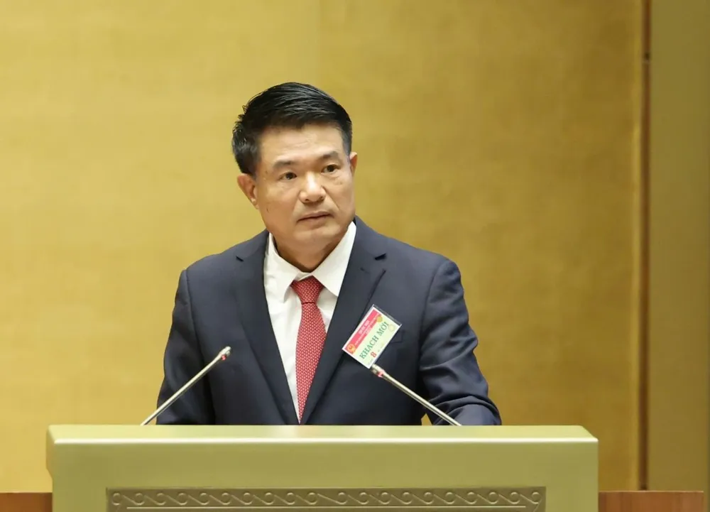 Viện trưởng VKSND Tối cao Nguyễn Huy Tiến. Ảnh: PHẠM THẮNG Vien-truong-VKSND-Toi-cao-Nguyen-Huy-Tien.jpg