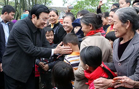 Chủ tịch nước thăm và làm việc tại tỉnh Nghệ An ảnh 1