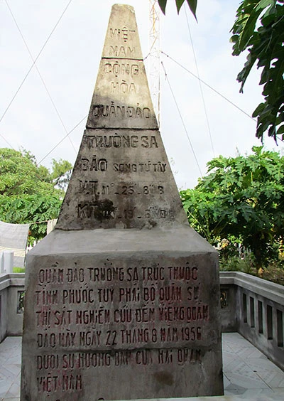 Bia chủ quyền ở Trường Sa được công nhận di tích lịch sử cấp quốc gia ảnh 1