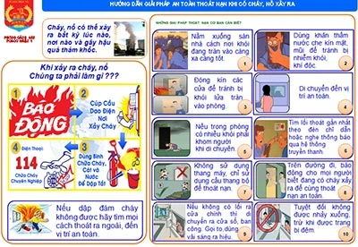 Kỹ năng thoát chết ngộp khi hỏa hoạn ảnh 2