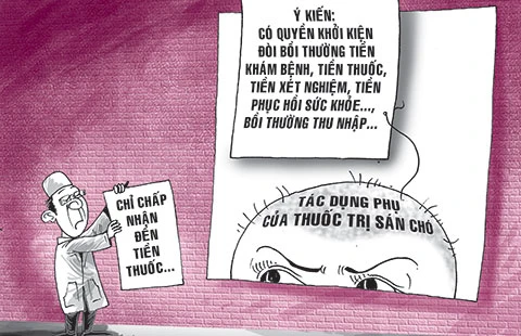 Trị bệnh, cô gái hóa thành bà lão ảnh 1