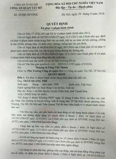 Quyết định xử phạt sai cả nội dung và hình thức ảnh 2