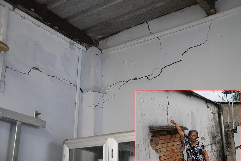 Công trình cấp quốc gia làm nứt nhiều nhà dân ảnh 2