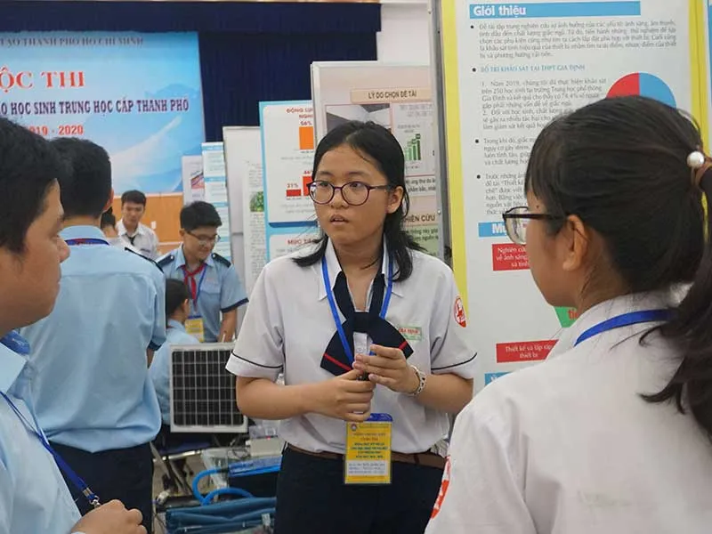 Sản phẩm khoa học của học sinh tạo ấn tượng mạnh ảnh 2