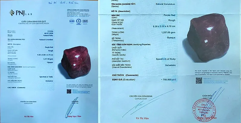 Sập bẫy giấy kiểm định kim cương, đá quý dỏm ảnh 2 Sập bẫy giấy kiểm định kim cương, đá quý dỏm ảnh 2