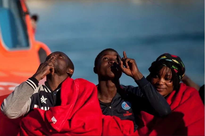 người tị nạn vượt biên sang châu Âu