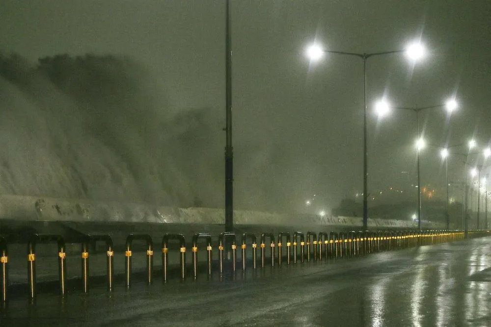 Hình ảnh Hàn Quốc tan hoang sau vì siêu bão Chaba