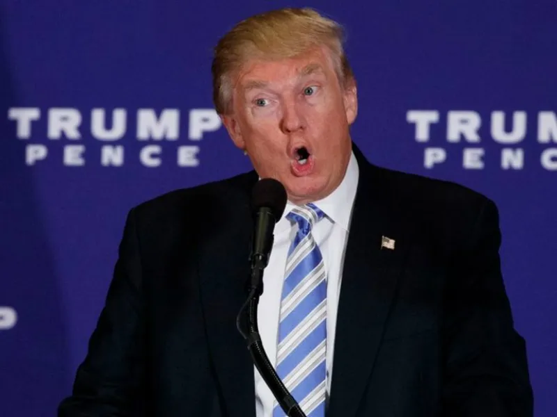 Ông Donald Trump trong cuộc vận động tranh cử tại Gettysburg, bang Pennsylvania. Ảnh: BBC