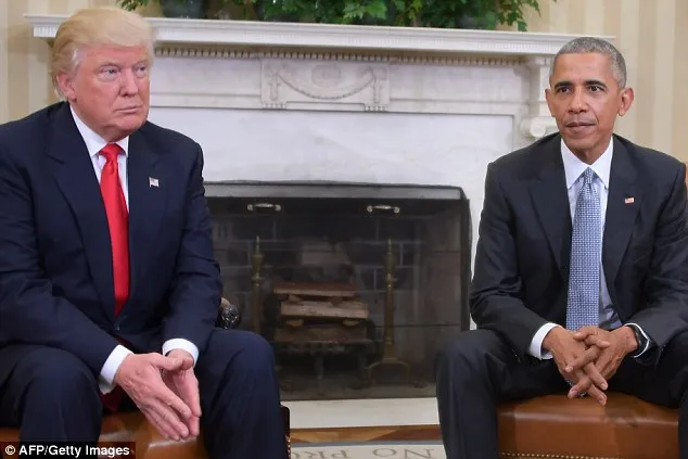 Giải mã cử chỉ của Obama và Trump tại Nhà Trắng
