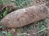 Phát hiện quả bom lớn ở rừng U Minh Hạ