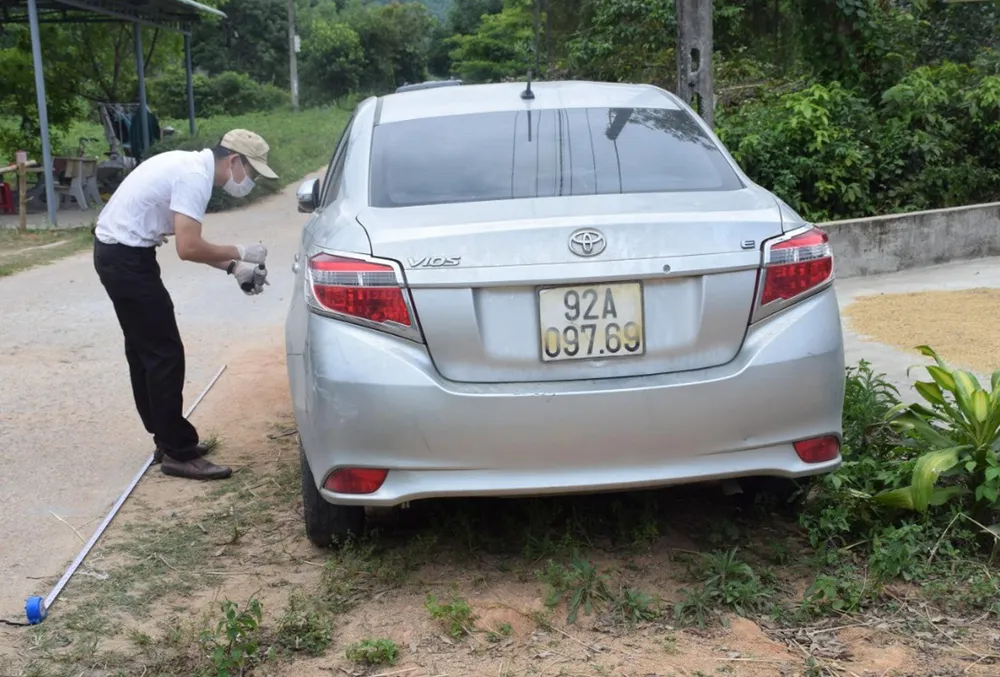 Na đã trộm chiếc ô tô của mình tại nhà ông L. Ảnh: CA