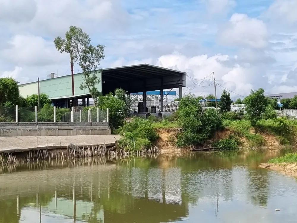 Công ty TNHH Thái Bình bị phạt 140 triệu vì chiếm 4.880 m2 đất phi nông nghiệp. Ảnh: THANH NHẬT