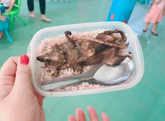 Hình ảnh được chụp vào tháng 12-2019, trong hoạt động Ngày Tết quê em. Ảnh chụp màn hình.