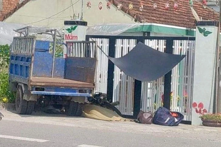 Vụ tai nạn làm ông H tử vong tại chỗ. Ảnh: FB