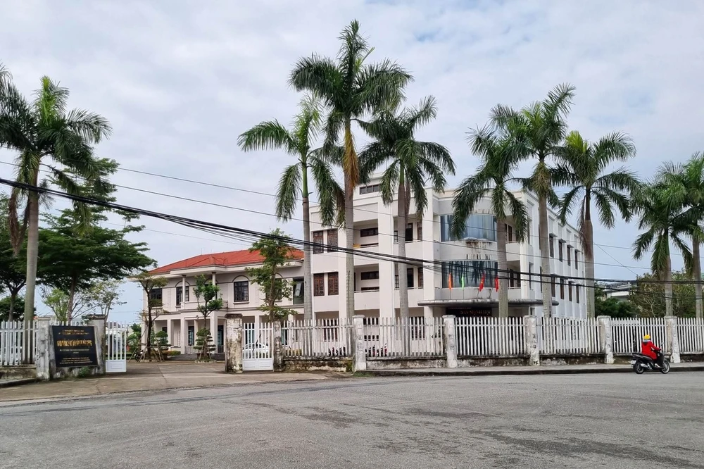 Trụ sở BQL Dự án đầu tư xây dựng tỉnh Quảng Nam. Ảnh: TN