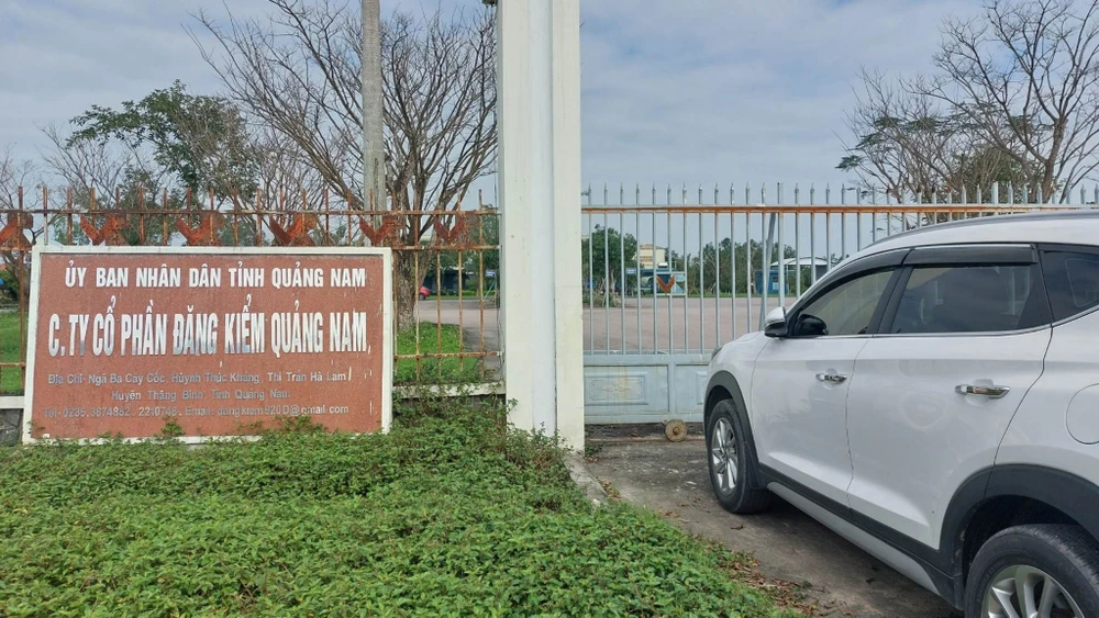 Công ty Cổ phần Đăng kiểm Quảng Nam. Ảnh: TN