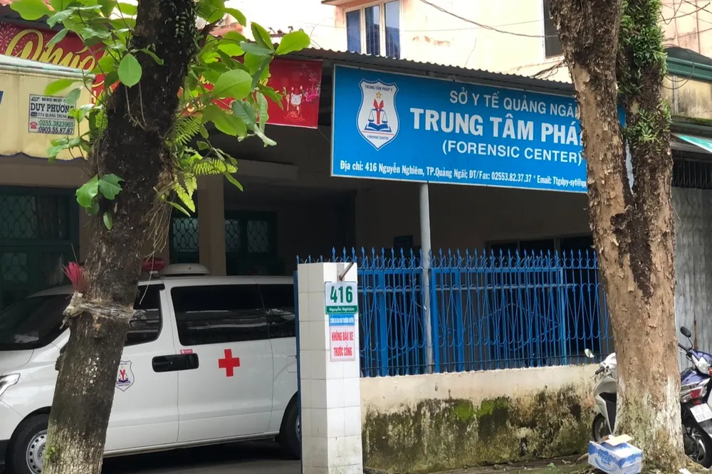 Trung tâm Pháp y tỉnh Quảng Ngãi. Trung tâm Pháp y tỉnh Quảng Ngãi.
