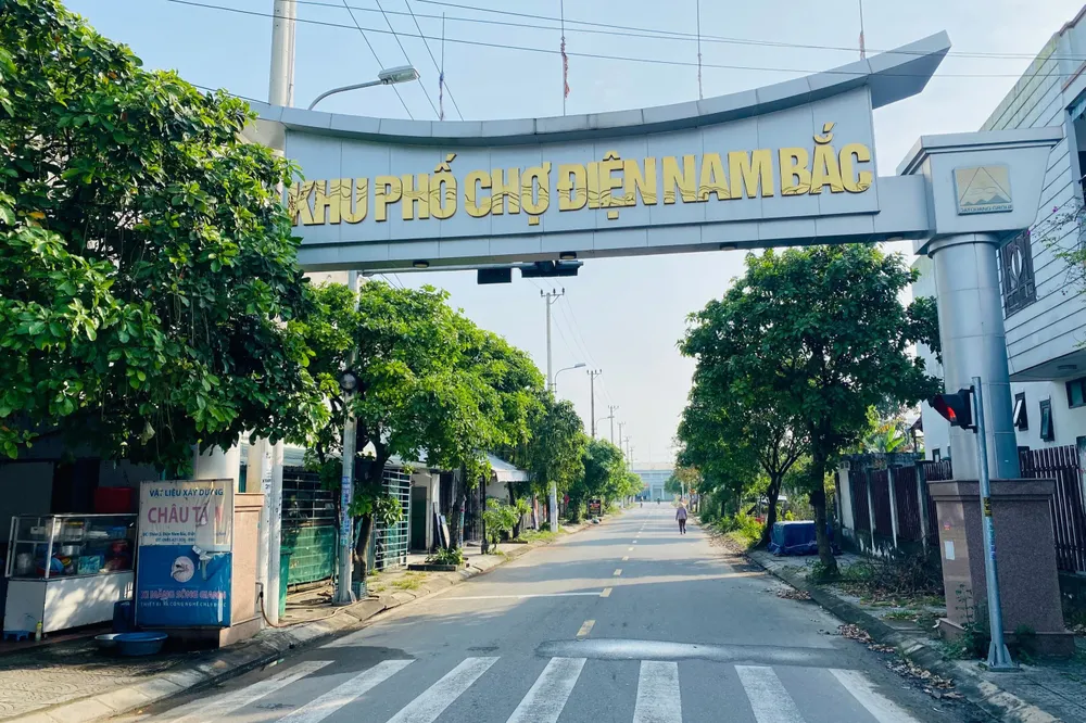 Dự án Khu phố chợ Điện Nam Bắc. Ảnh: TN Dự án Khu phố chợ Điện Nam Bắc. Ảnh: TN