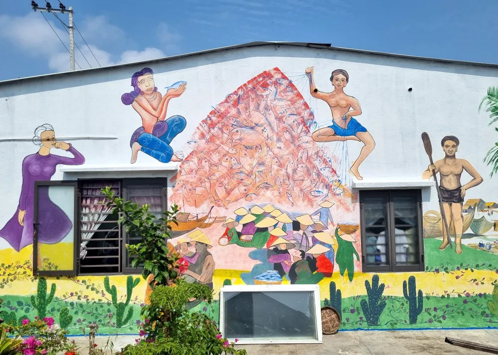 Hình ảnh mô tả hoạt động của người dân địa phương. Ảnh: THANH NHẬT