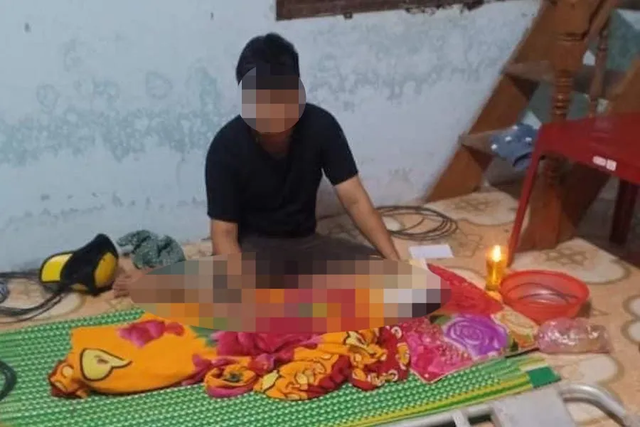 Cháu H không may bị trượt chân, ngã xuống sông tử vong. Ảnh: CTV