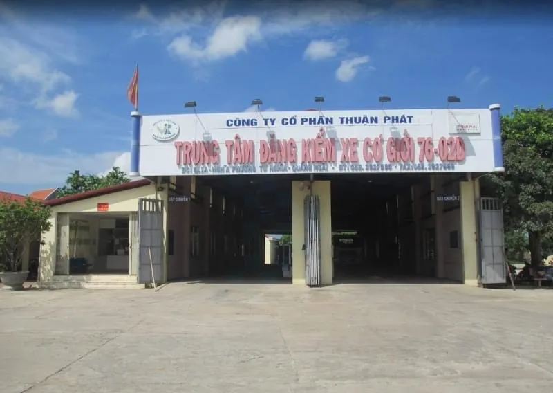 Trung tâm đăng kiểm 76-02D. Ảnh: PC
