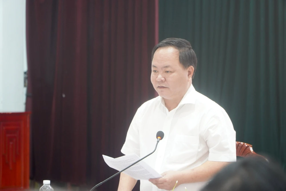 Ông Nguyễn Hồng Quang, Phó Chủ tịch UBND tỉnh Quảng Nam. Ảnh: TN