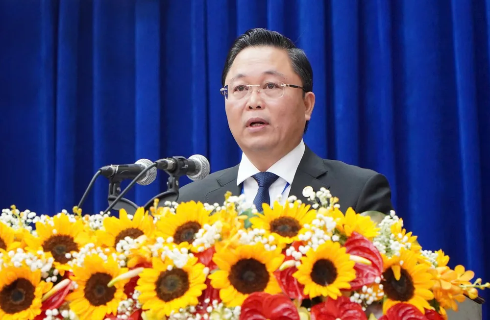 Ông Lê Trí Thanh tái đắc cử chức Chủ tịch Ủy ban MTTQ Việt Nam tỉnh Quảng Nam. Ảnh: TN ong-le-tri-thanh-1.jpeg