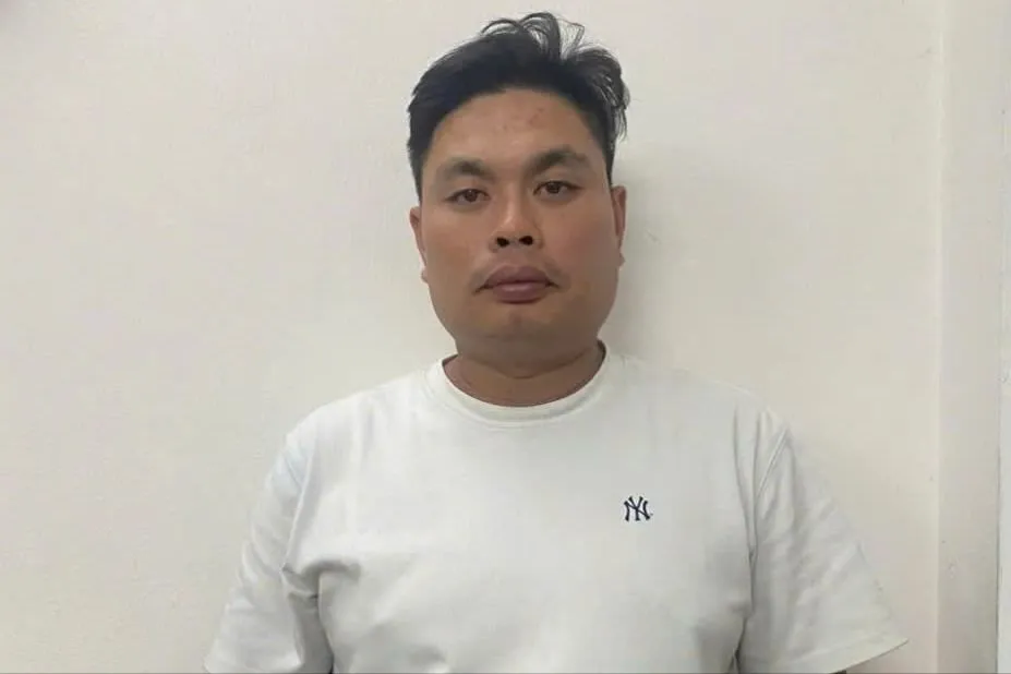 Nguyễn Trọng Tấn bị tạm giữ. Ảnh: CA duong-day-ca-do-bong-da-tang-tru-sung-dan-1.jpeg