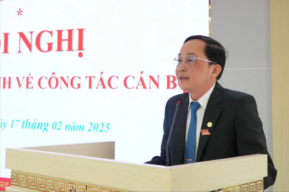 Ông Nguyễn Văn Lượm, tân Bí thư Huyện uỷ Thăng Bình, Quảng Nam.