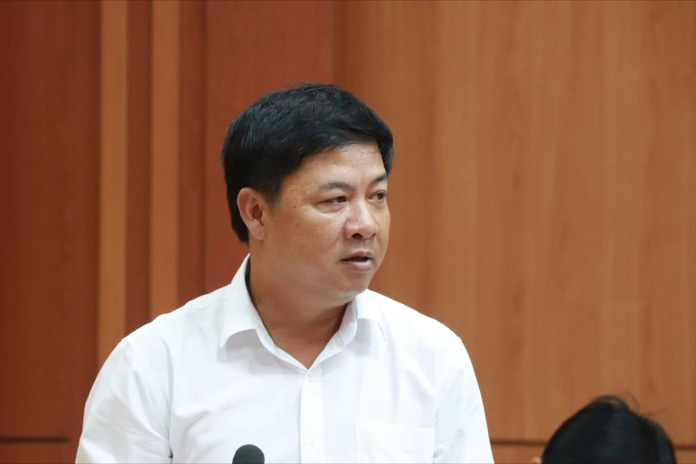 Bí thư Tỉnh uỷ Quảng Nam Lương Nguyễn Minh Triết cho hay Ban Thường vụ Tỉnh uỷ tăng cường 34 cán bộ cấp tỉnh về làm lãnh đạo cấp xã, phường mới. Ảnh: TN