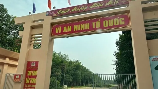 Trại giam Đắk Trung. Ảnh: N.G đâm bạn tù tử vong.jpg