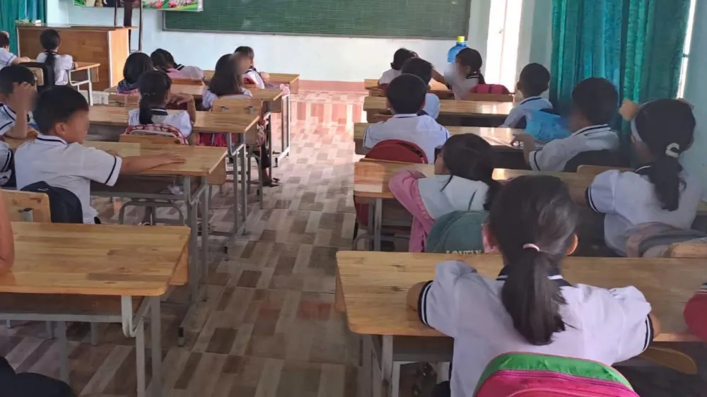 Một lớp học trên địa bàn tỉnh Đắk Lắk. Ảnh: T.TR phụ cấp ưu đãi 4.jpg