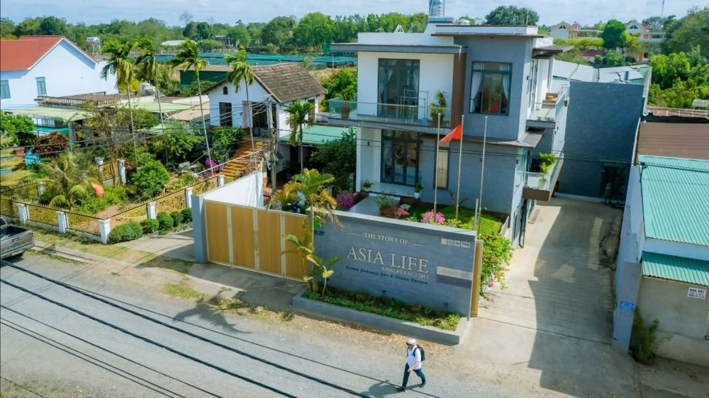 Trụ sở Công ty CP Asia Life. Ảnh: N.N KẸO RAU CỦ 101.jpg