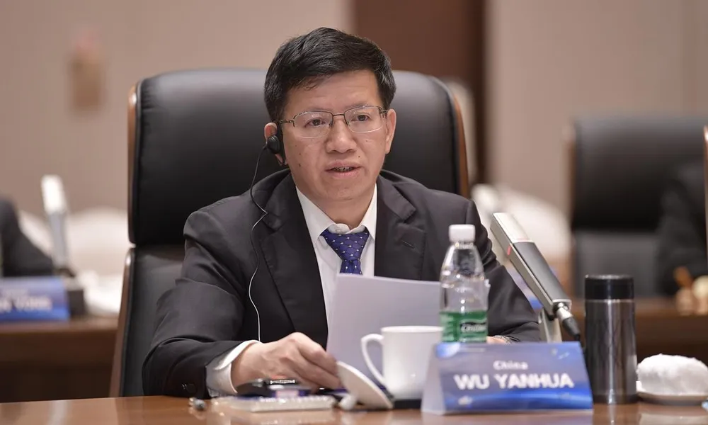 Phó Cục trưởng Cục Không gian Quốc gia Trung Quốc (CNSA) Ngô Diễm Hoa. Ảnh: GLOBAL TIMES