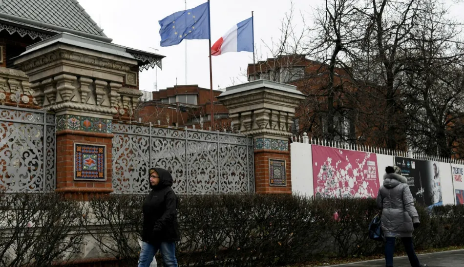 Đại sứ quán Pháp tại Nga. Ảnh: AFP Đại sứ quán Pháp tại Nga. Ảnh: AFP